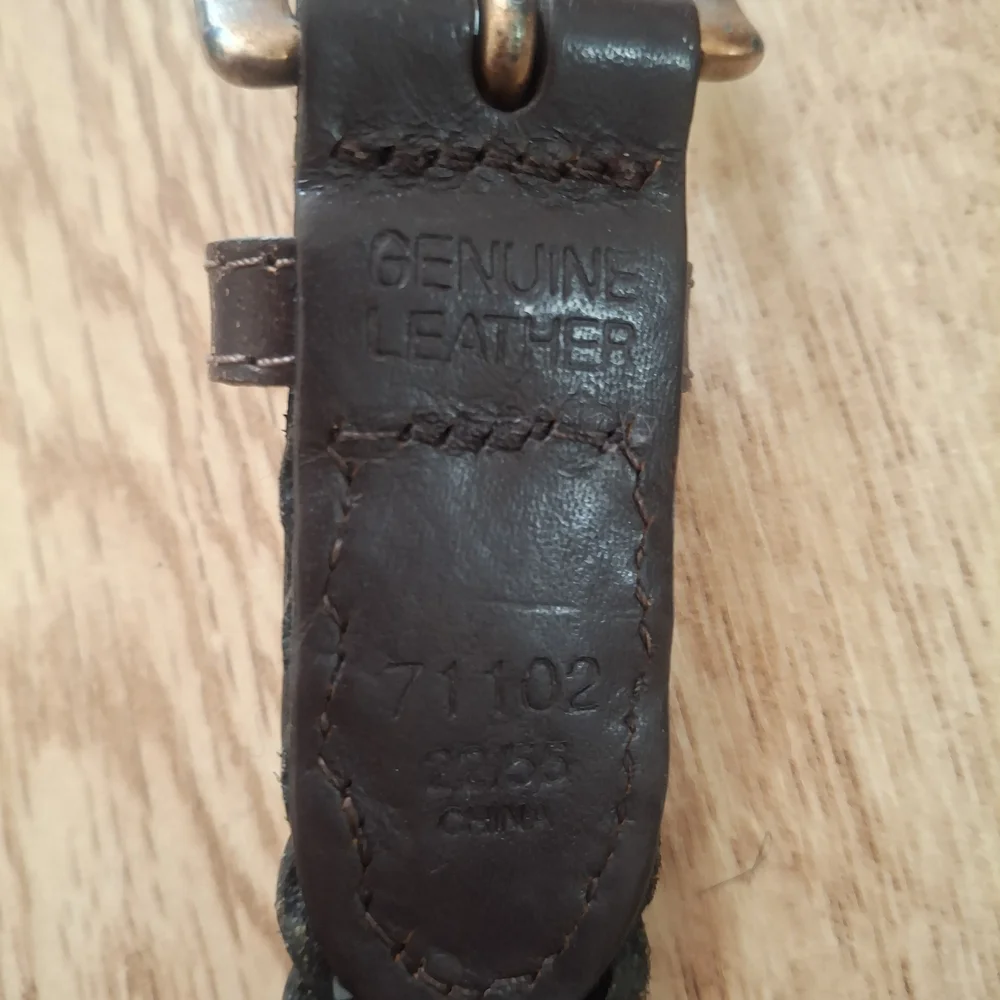Women's Genuine 100% Leather Vintage Braided Belt - Brown